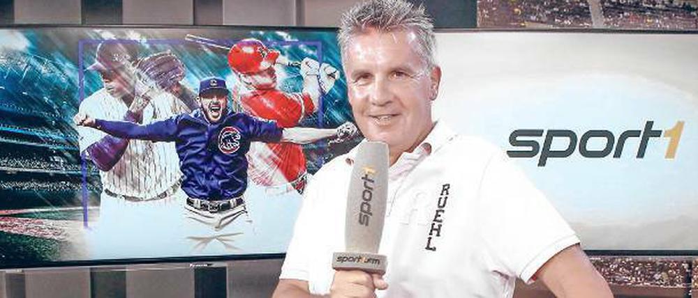 Erfahren. Günter Zapf kommentiert Baseball und College Football bei Sport1.