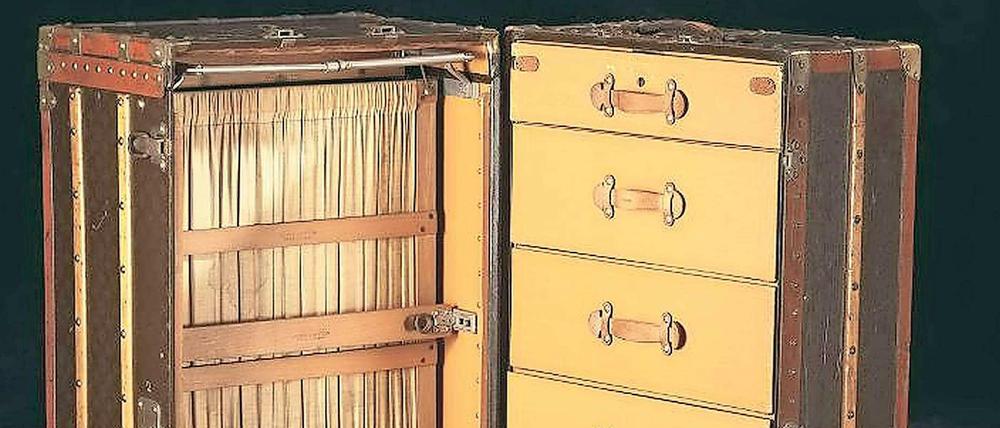 Auf Kreuzfahrt ging es einst mit Schrankkoffern wie diesem