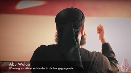 Ein Screenshot eines undatierten Videos von Al Manhaj Media zeigt Ahmed Abdelasis A., alias Abu Walaa.