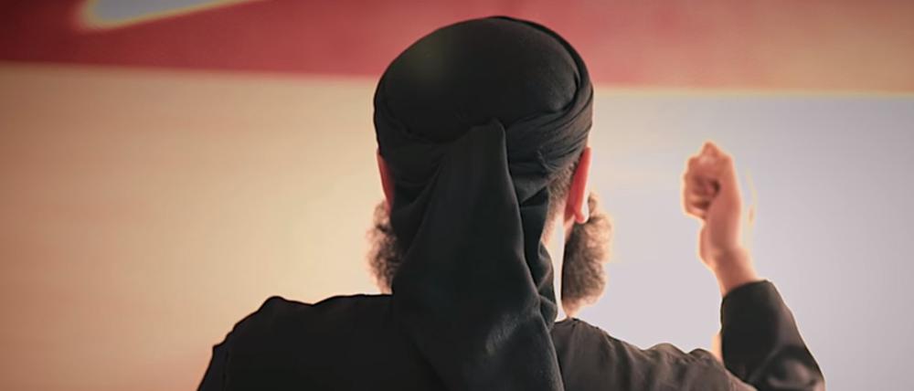 Ein Screenshot eines undatierten Videos von Al Manhaj Media zeigt Ahmed Abdelasis A., alias Abu Walaa.