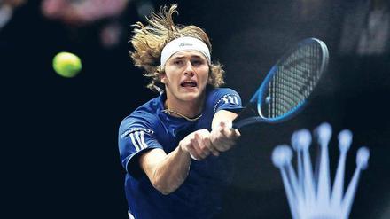 Sportlich top. Beim Laver Cup in Prag gewann Alexander Zverev seine beiden Matches und verhalf Europa damit zu vier Punkten.