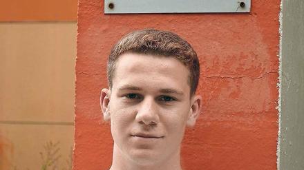 Engagiert. Frederick Scheffe ist Erstwähler und am Sonntag von 7 Uhr an im Wahllokal im Einsatz. 
