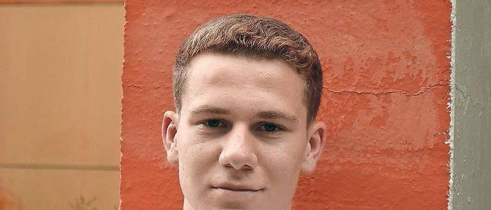 Engagiert. Frederick Scheffe ist Erstwähler und am Sonntag von 7 Uhr an im Wahllokal im Einsatz.