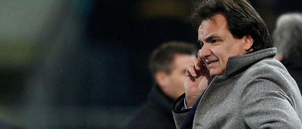 Angreifer Christian Constantin, Präsident des FC Sion (Archiv).