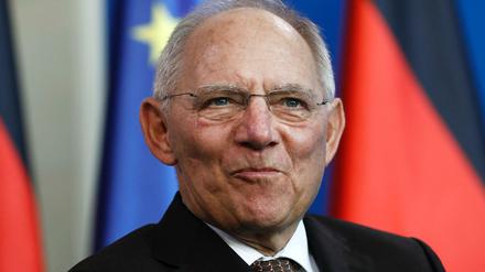 Finanzminister Wolfgang Schäuble (CDU).