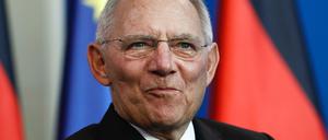 Finanzminister Wolfgang Schäuble (CDU).