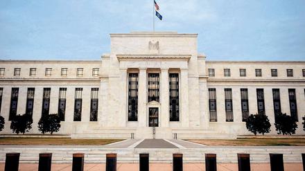 Das Gebäude der US-Notenbank Federal Reserve (Fed) in Washington D.C.