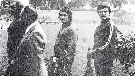 Von Rolf Oesterreichs Weltrekord ist dieses verschwommene Foto erhalten geblieben.