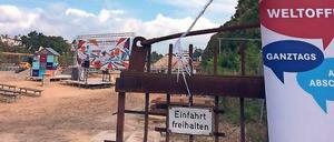 Platz da. An der Stadtautobahn in Steglitz ist noch ein Grundstück frei.
