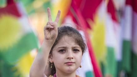 Erbil, die Hauptstadt Irakisch-Kurdistans. Am Montag soll in der Region über die Unabhängigkeit abgestimmt werden.