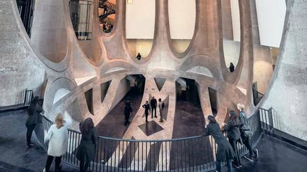 Ein Blick in das Foyer des neuen Museums, einem ehemaligen Getreidespeicher im Hafen Kapstadts.