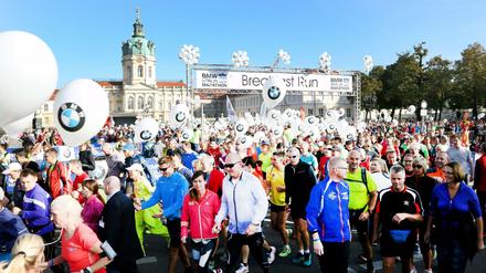 Der Frühstückslauf ist Tradition. 