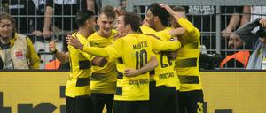 Dortmund im Rausch. Der BVB überzeugte in der Offensive. Defensiv nicht unbedingt.