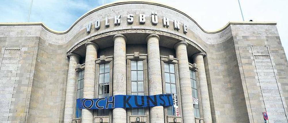 Die Volksbühne am Samstag Nachtmittag.