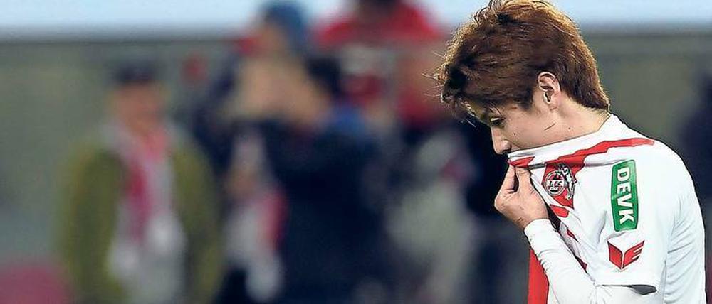 Yuya Osako hatte wenig Glück bisher in der Kölner Offensive.