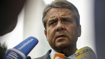 Sigmar Gabriel am Mittwoch in New York.