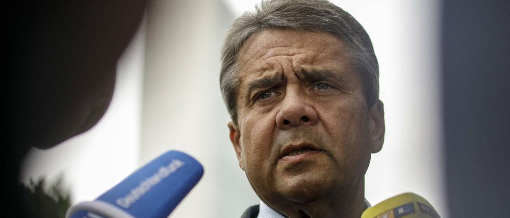 Sigmar Gabriel am Mittwoch in New York.