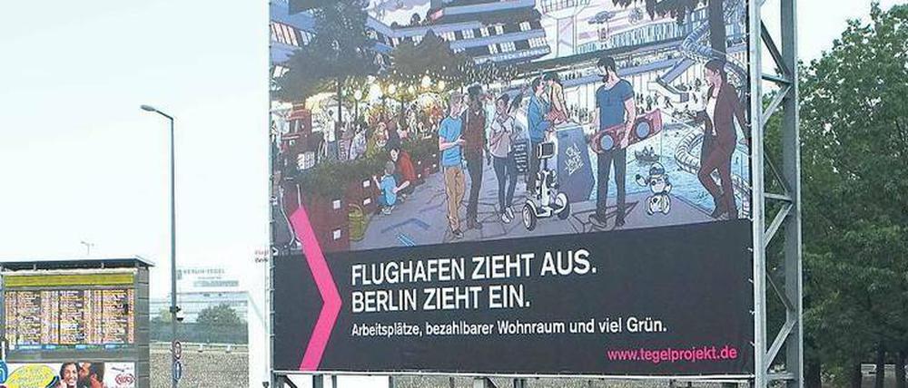 Für das Flughafen-Areal hat der Berliner Senat schon große Pläne.