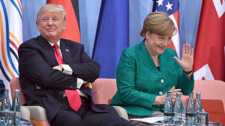 US-Präsident Donald Trump und Angela Merkel könnten sich womöglich auch künftig wieder auf Gipfelveranstaltungen treffen.