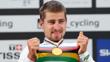 Peter Sagan und sein Lieblingstrikot.