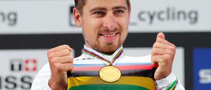 Peter Sagan und sein Lieblingstrikot.