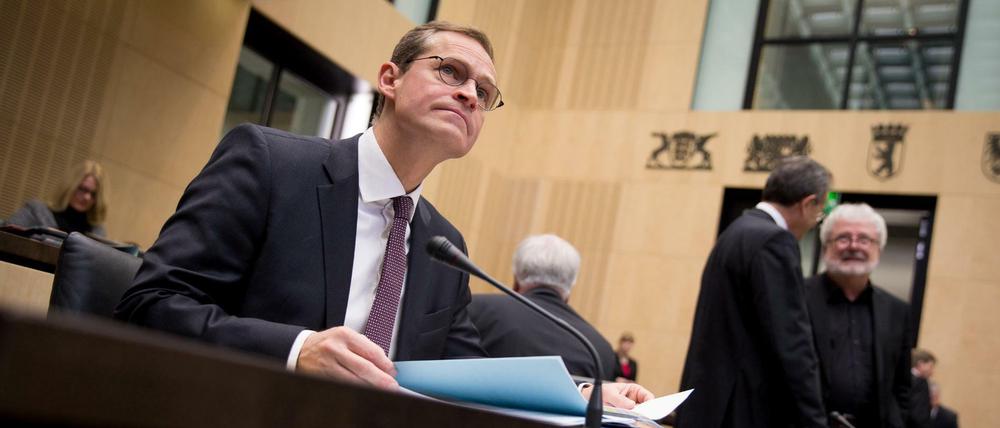 Berlins Regierender Bürgermeister Michael Müller (SPD) steht vor schwierigen Aufgaben.