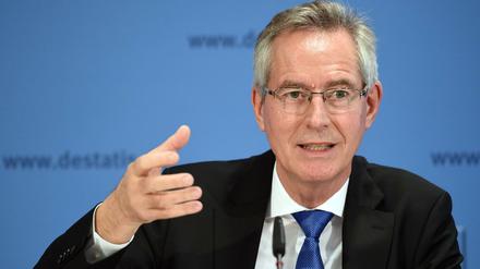 Herr der Zahlen. Mit Big Data kennt er sich aus. Dieter Sarreither ist auch Präsident des Statistischen Bundesamts. 