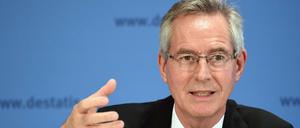Herr der Zahlen. Mit Big Data kennt er sich aus. Dieter Sarreither ist auch Präsident des Statistischen Bundesamts. 
