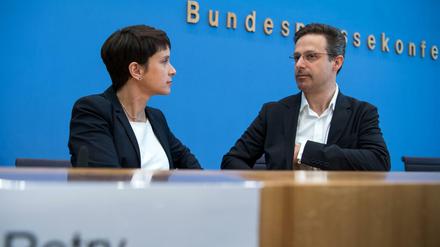 Petry und Pretzell im Mai 2017.