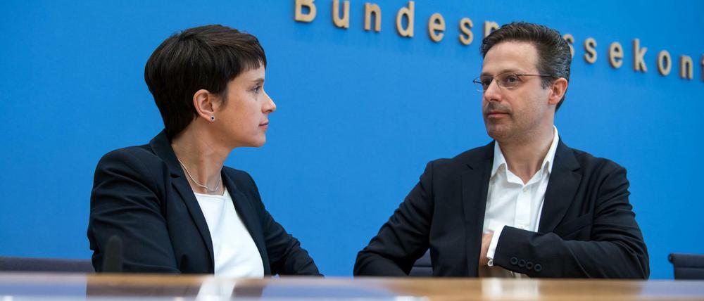 Petry und Pretzell im Mai 2017.