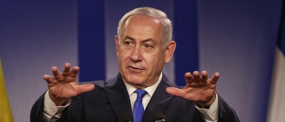 Der israelischer Ministerpräsident Benjamin Netanjahu.