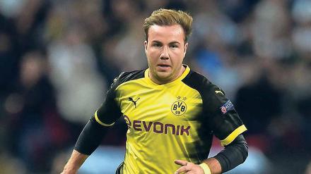 Selbstbewusst. Mario Götze geht mit Zuversicht in die Partie gegen Real.