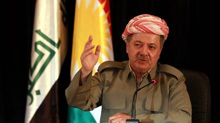 Der Präsident der kurdischen Minderheit im Irak, Massud Barsani, hält an der Abstimmung fest.