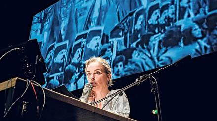Doppelrolle. Nina Hoss spielt an der Schaubühne eine Synchronsprecherin – und sich selbst. 