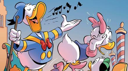 Globetrotter: Donald Duck, von Flemming Andersen gezeichnet.
