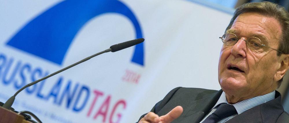 Ex-Bundeskanzler Gerhard Schröder (SPD)