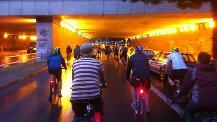 Die Critical Mass fährt seit 1997 durch die Stadt.