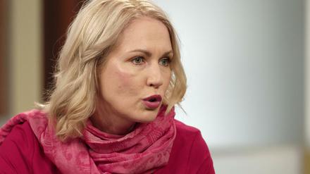 Manuela Schwesig am Wahlabend in der ARD.