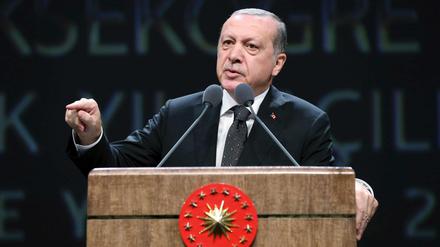 Wechselt Amtsträger der eigenen Partei aus. Türkeis Präsident Recep Tayyip Erdogan.