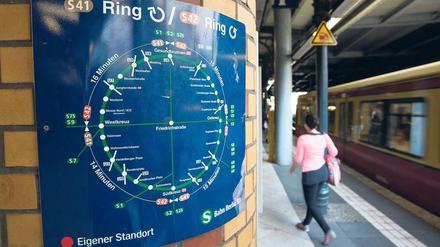 Bauarbeiten für die künftige Strecke S 21 vom Nordring zum Hauptbahnhof führen zu Unterbrechungen des S-Bahn-Verkehrs.