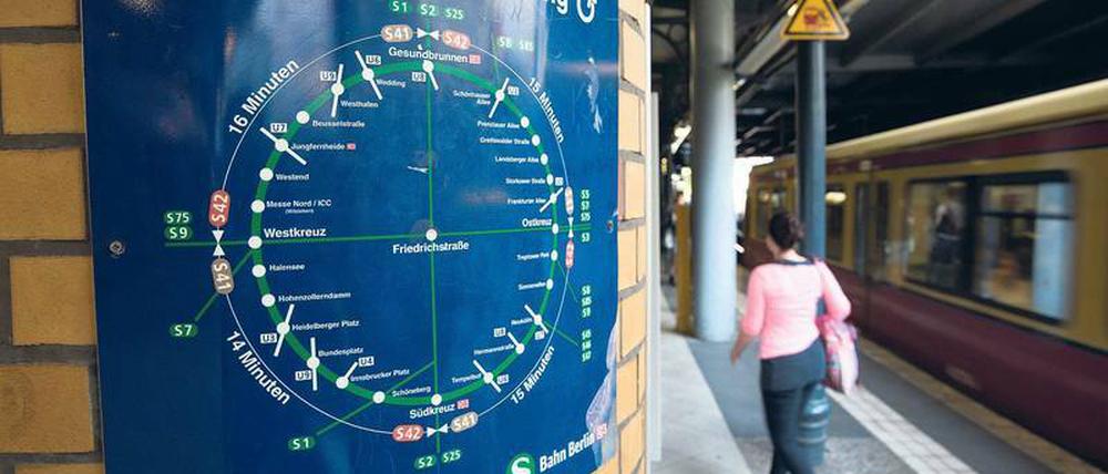 Bauarbeiten für die künftige Strecke S 21 vom Nordring zum Hauptbahnhof führen zu Unterbrechungen des S-Bahn-Verkehrs.
