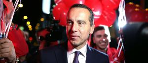 Schlechte Umfragewerte. Der österreichische Bundeskanzler Christian Kern (SPÖ). 