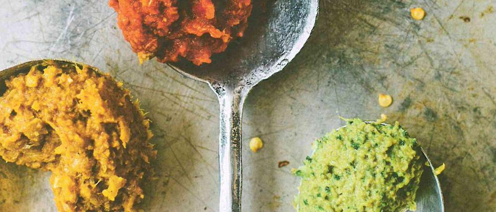 Auch Currypaste muss man nicht fertig kaufen. 