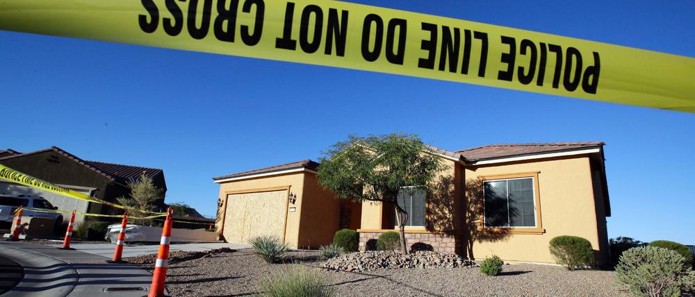 In diesem Haus in Mesquite, Nevada soll Stephen Paddock gelebt haben.