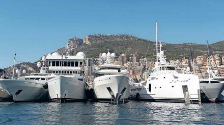 Jachthafen in Monaco. Hier dürften sich wohl viele US-Amerikaner, Schweizer und Japaner tummeln – und immer mehr Chinesen. Foto: Valery Hache / AFP