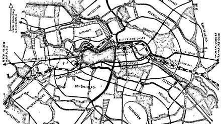 Der "Zehlendorfer Plan" für Berlin, erschienen im Tagesspiegel 1946.