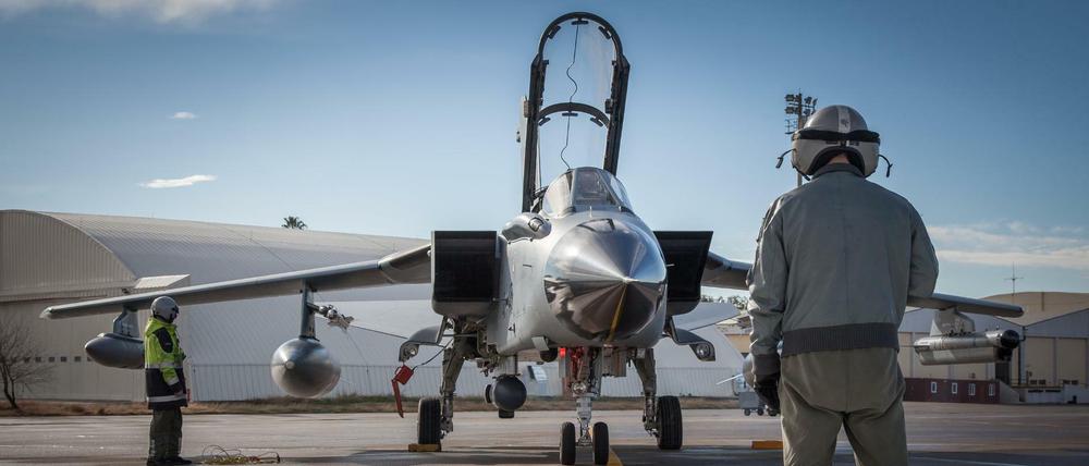 Ein Tornado der Luftwaffe der Bundeswehr in Incirlik.