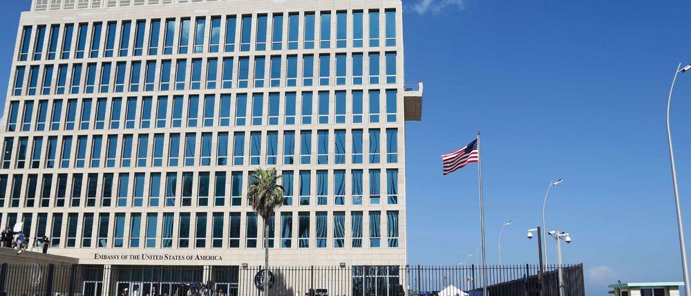 Die US-Botschaft in Kuba, aufgenommen am 14.08.2015 in Havanna (Kuba). 