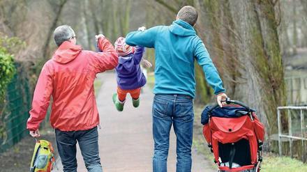 Neue Aussichten. Heute gibt es viel mehr Kinder, die in sogenannten Regenbogenfamilien aufwachsen, als noch vor zehn Jahren. 