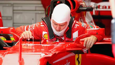 Für Sebastian Vettel war es ein schwarzer Tag.